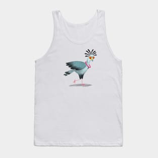 Secretary Bird with necklace Tank Top